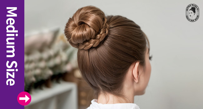Medium size ballet bun