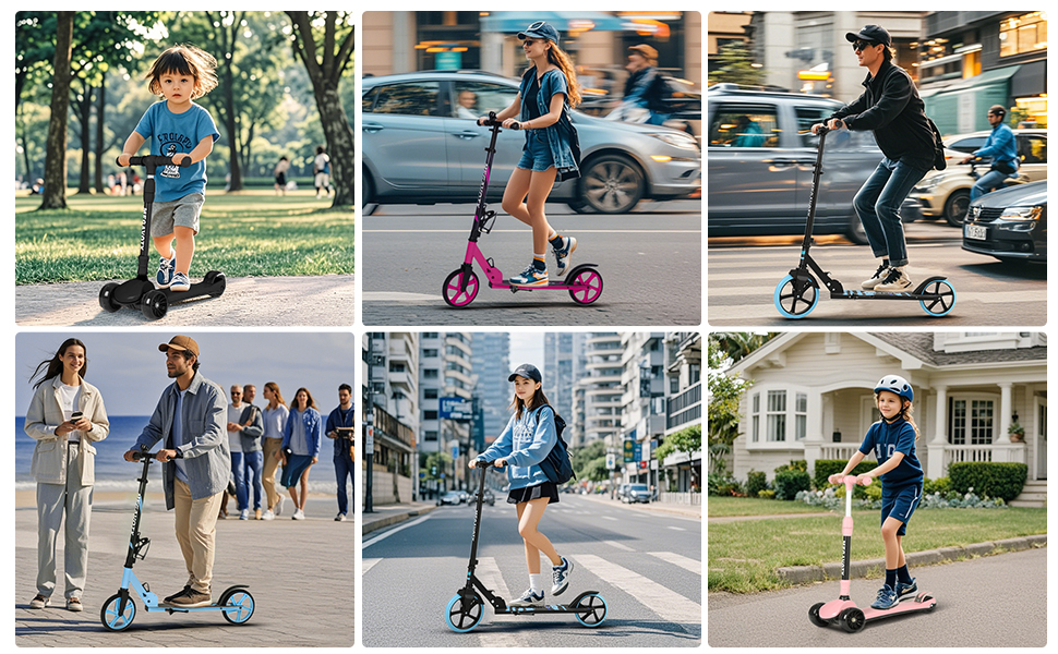 Megavotx Adjustable Height Kick Scooter