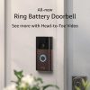 Ring Battery Doorbell, Head-to-Toe Video, Live View with Two-Way Talk, and Motion Detection & Alerts (newest model), Satin Nickel