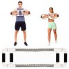 Push Down Bar Machine - Chest Expander at Home Workout Equipment, Arm Exerciser - Portable Spring Resistance Exercise Gym Kit for Home, Travel or Outdoors