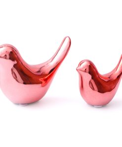 Notakia Small Birds Statues Home Decor Modern Style Birds Decorative Ornaments for Living Room, Bedroom, Office Desktop, Cabinets (Black 2Pcs)