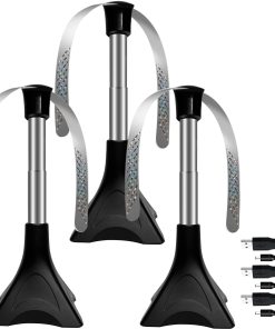 4 x flies and mosquitoes repel insect fans, keep flies and insects away from food without using chemicals and enjoy your meals outdoors