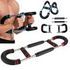 Sake Twister Arm Trainer, Twister Arm Exerciser Adjustable Chest Expander Portable Power Twister Bar Muscular Strength Enhancer Thigh Master Trainer Men Upper Body Strength at Home Fitness Equipment