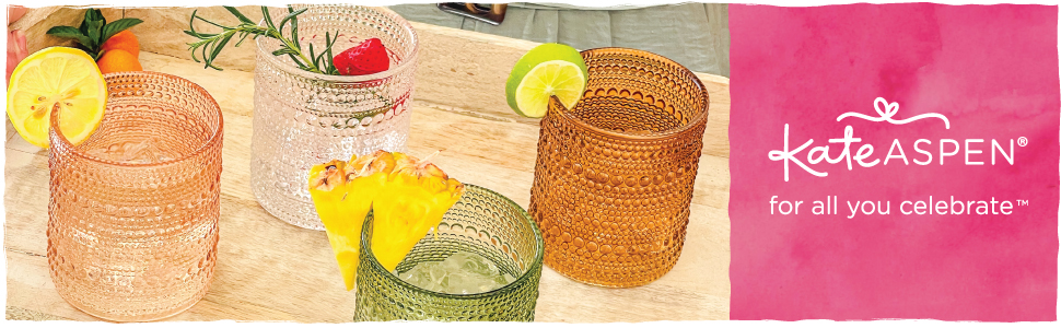 kate aspen glassware
