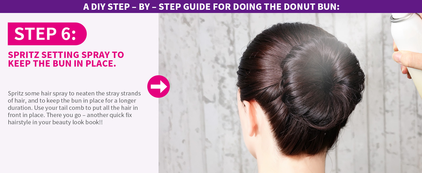 Keep the bun in place