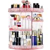 MISERWE Makeup Organizer 360 Degree Rotating 7 Adjustable Layers Large Capacity Cosmetic Organizer Transparent Make Up Organizers and Storage