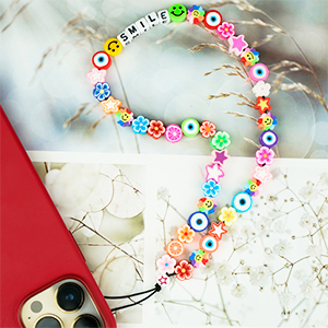clay beads for pendants making braclet supplies beads kit girls aged 4 5 6 7 8 9 10 11 12 teens 