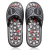 BYRIVER Acupressure Foot Massage Mat, Reflexology Tools, Spiky Ball Roller Therapy Sandals Shoes Slippers, Relief Muscle Fatigue, Sciatica, Heel, Lower Back Pain (03L)