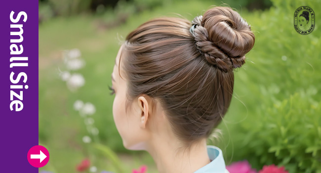 Small size ballet bun