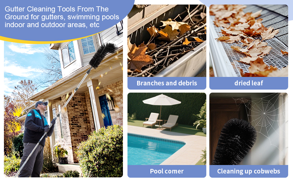 rain gutter cleaning tool