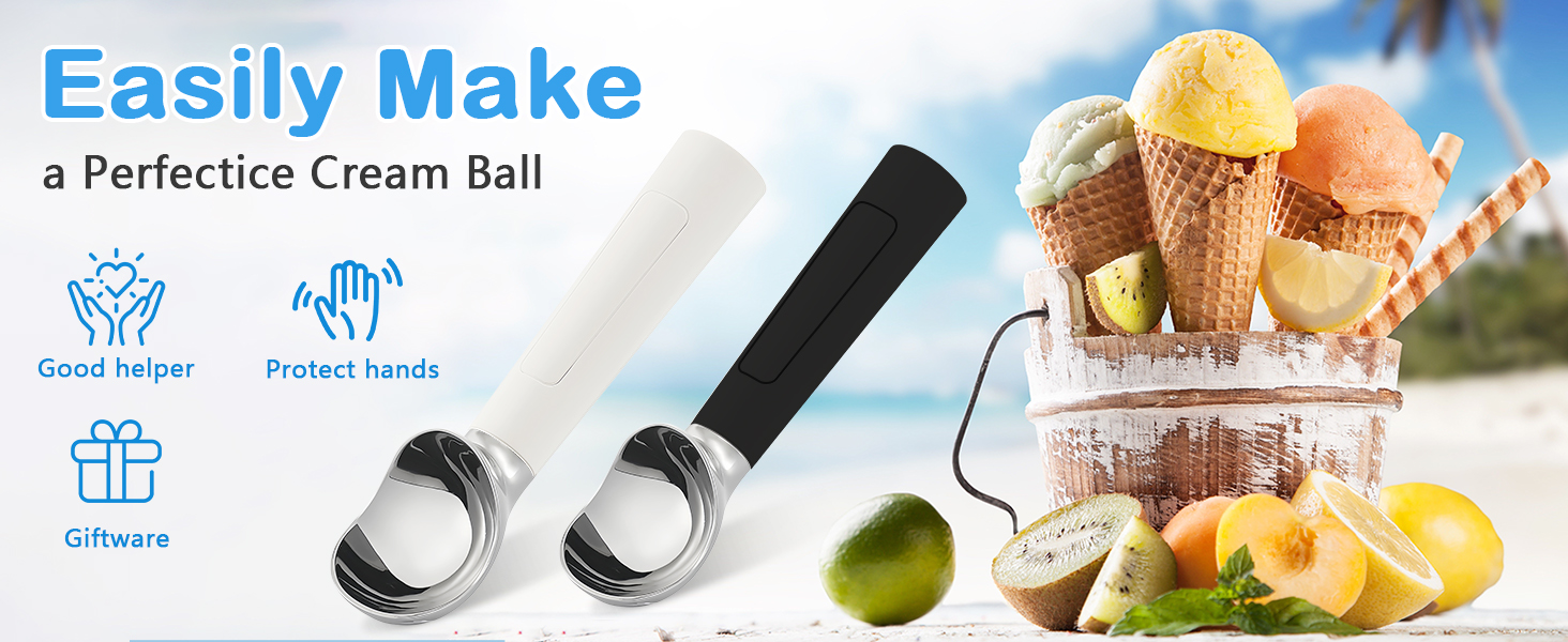 heated ice cream scoop