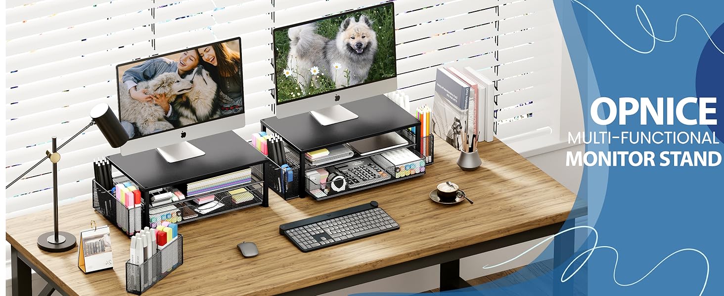 monitor stand for desk organizers and accessories computer stand riser office organization desktop