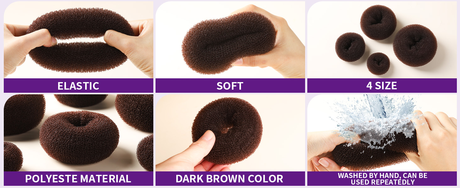 Features of hair bun maker