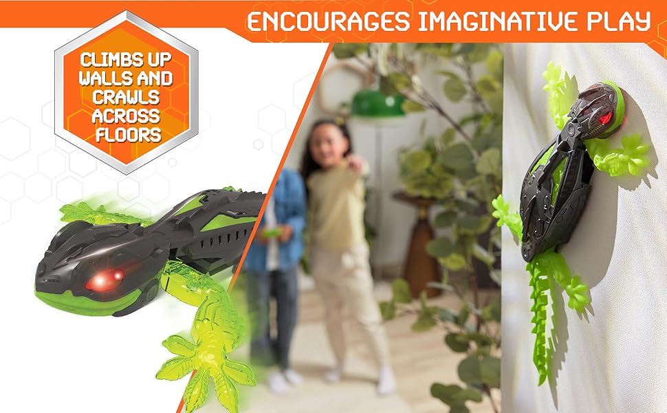 hex bots gecko rc remote control lizard dragon robot toys for boys and girls