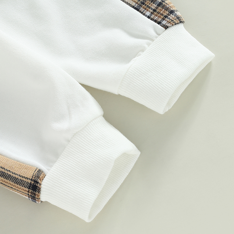 0-24M Baby Girls Autumn Clothes Newborn Toddler Long Sleeve Plaid Bear Pattern Tops Sweatshirt Pants Outfits Tracksuits - Image 6