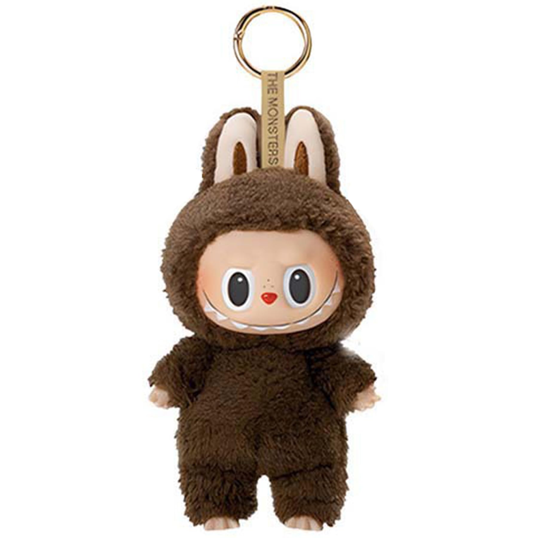 Labubu Keychain backpacks key pendants, Plush Doll Pendant Hanging Decoration Keyring Card Gift, Stress-Relieving Accessory