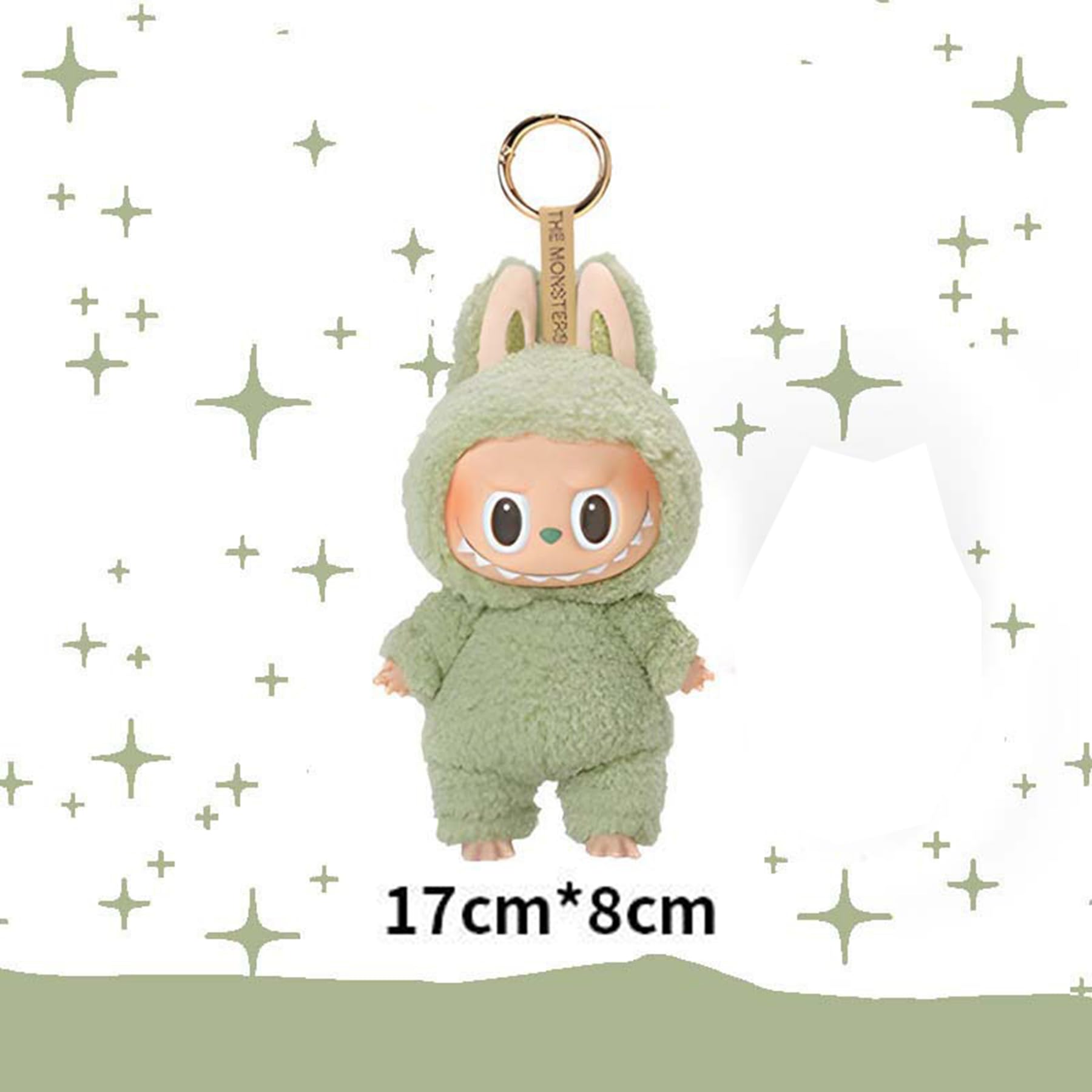 Labubu Keychain backpacks key pendants, Plush Doll Pendant Hanging Decoration Keyring Card Gift, Stress-Relieving Accessory - Image 20
