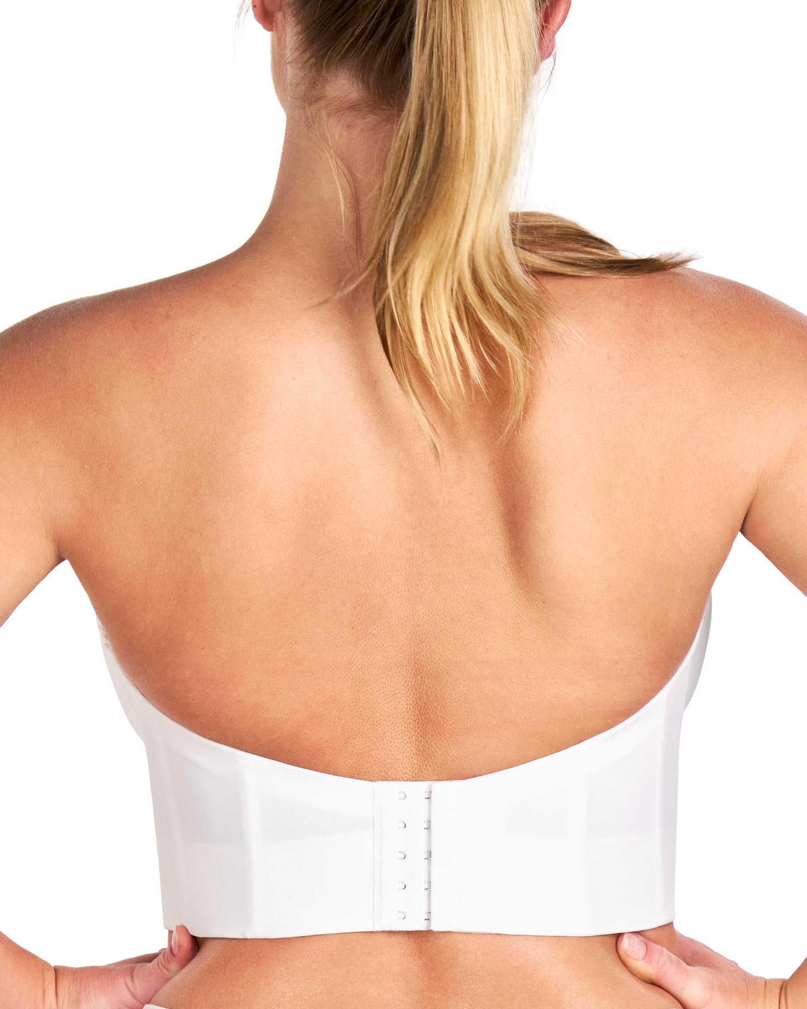 HSIA Longline Strapless Bra for Women, Anti-Slip Support Corset for Large Bust Convertible Bustier Bandeau for Big Breasts - Image 6