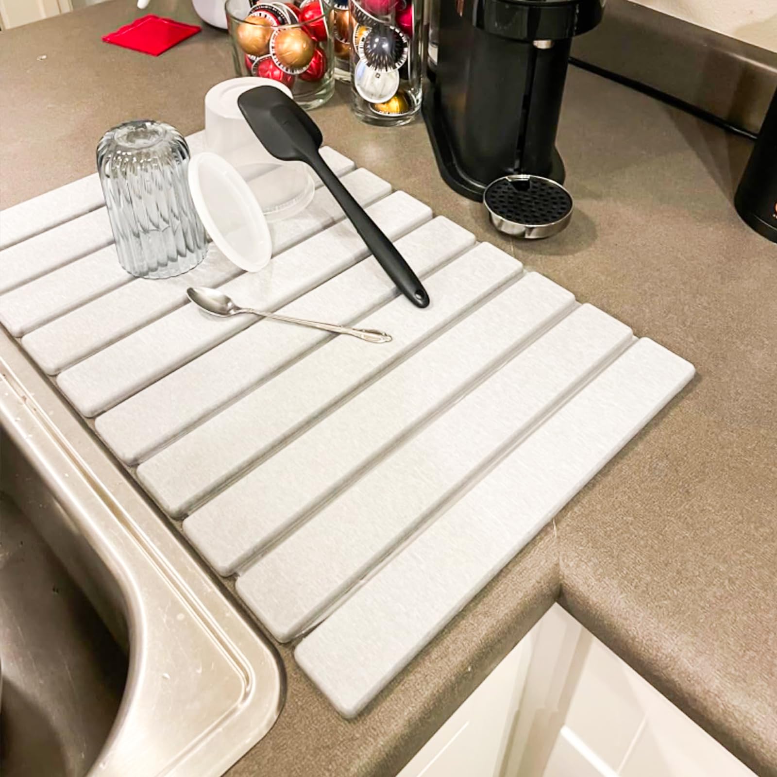 Stone Drying Mat for Kitchen Counter,24 - Image 11