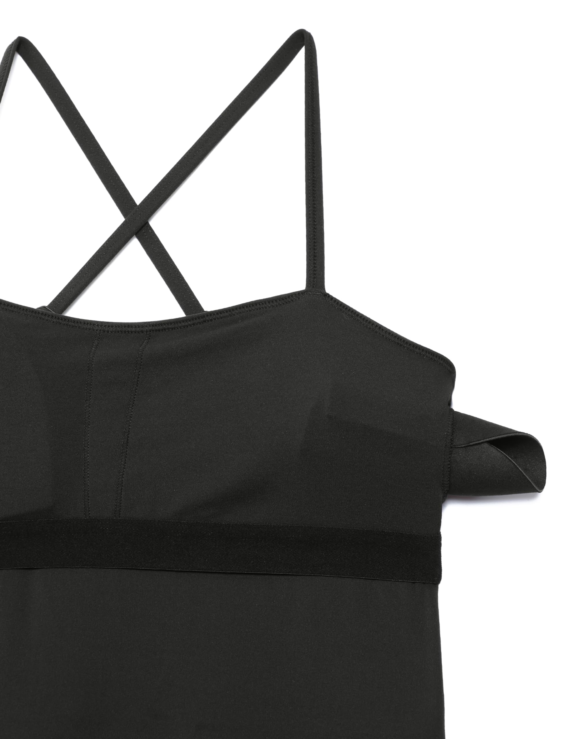 CRZ YOGA Womens Butterluxe Tennis Dress Spaghetti Strap Casual Athletic Sports Outfits with Built-in Shorts and Bras - Image 18