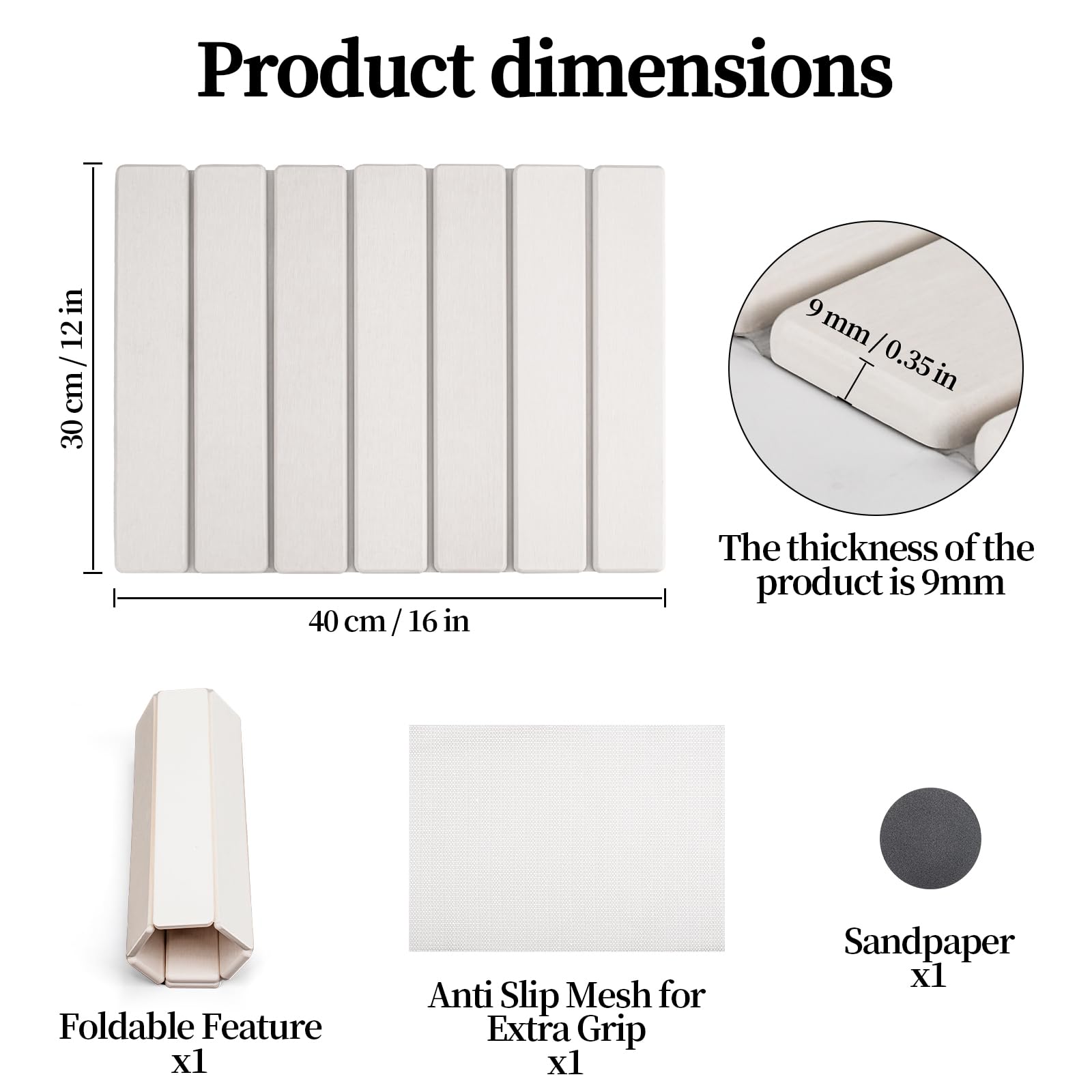 Stone Drying Mat for Kitchen Counter,24 - Image 2