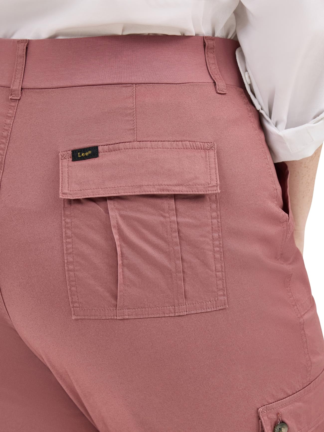 Lee womens Plus Size Ultra Lux Comfort With Flex-to-go Cargo Capri Pant - Image 10
