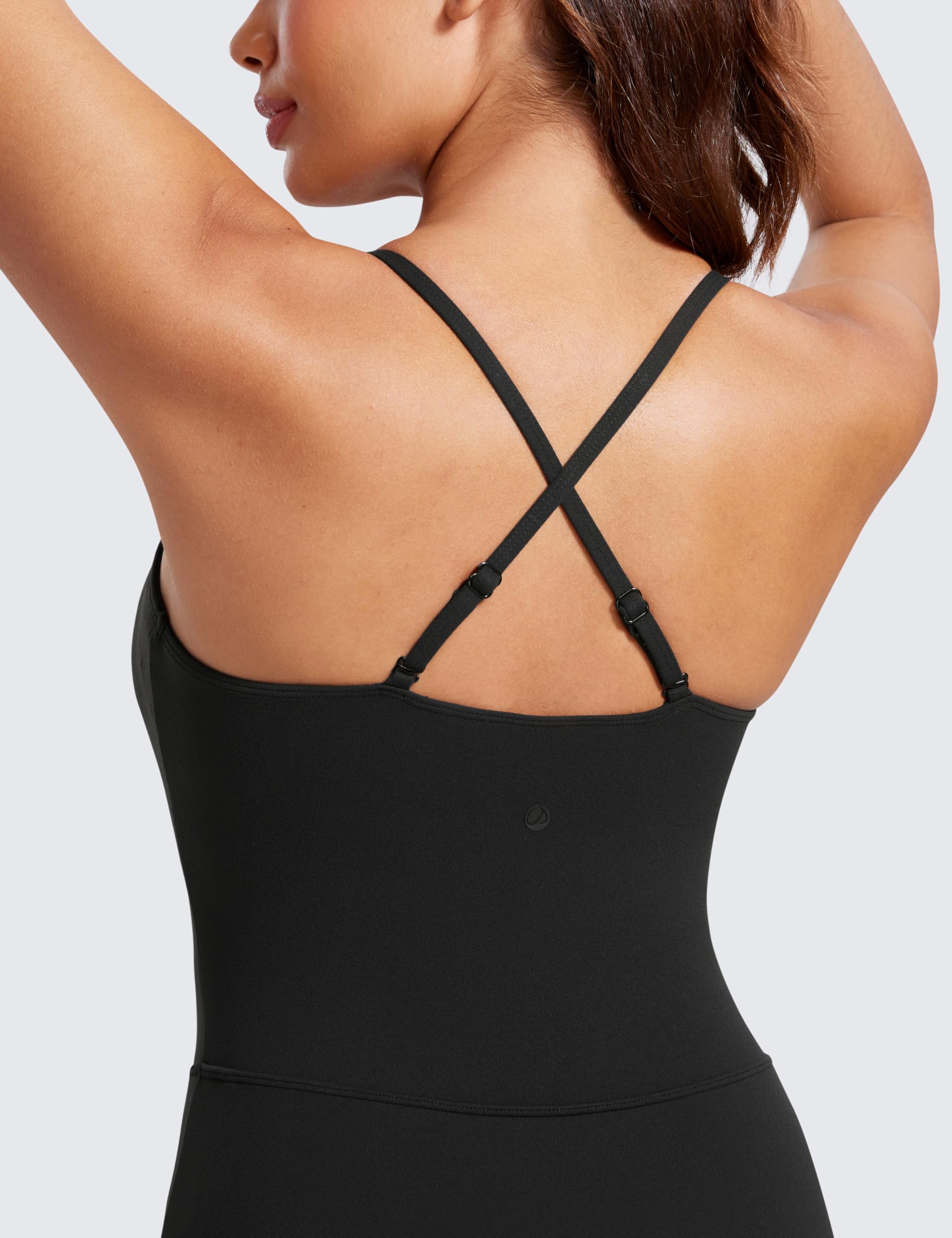 CRZ YOGA Womens Butterluxe Tennis Dress Spaghetti Strap Casual Athletic Sports Outfits with Built-in Shorts and Bras - Image 16