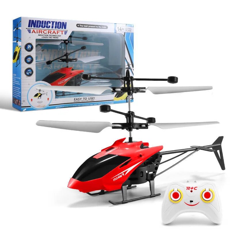 Charging Remote Control Aircraft Induction Two-Way Helicopter Indoor Suspension Anti Drop Electric Luminescence - Image 5