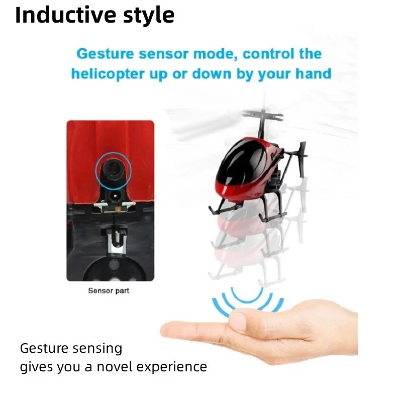 Charging Remote Control Aircraft Induction Two-Way Helicopter Indoor Suspension Anti Drop Electric Luminescence - Image 6