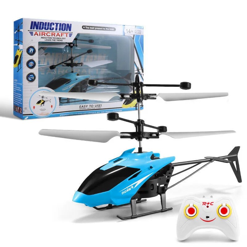 Charging Remote Control Aircraft Induction Two-Way Helicopter Indoor Suspension Anti Drop Electric Luminescence - Image 8