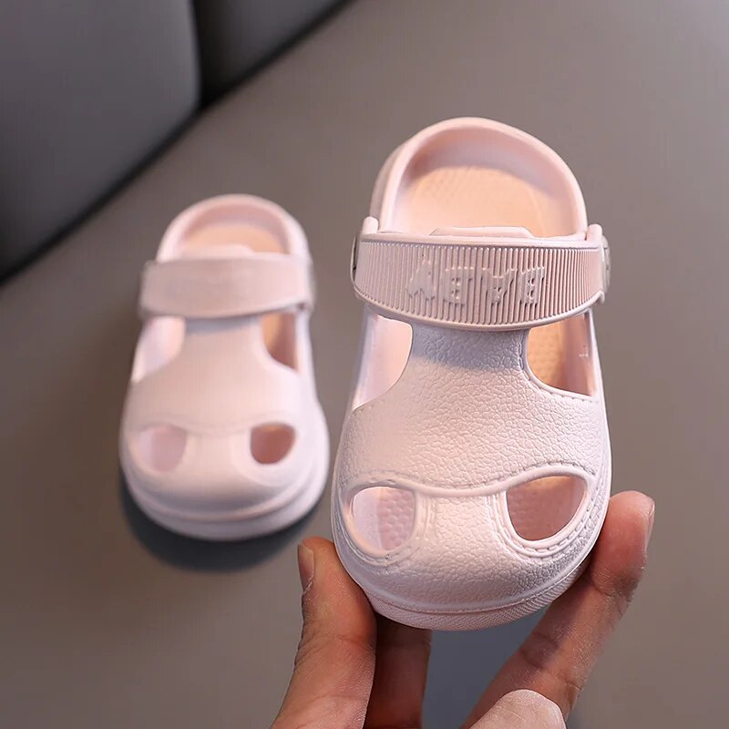 Children's Cave Shoes, Summer Boys, Baby Non-slip Soft Soled Beach Shoes, Girls' Baby Cartoon CHILDREN'S Slippers - Image 9