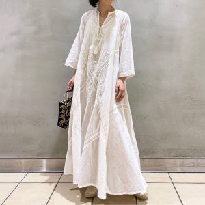 Loose Embroidery White Lace V-Neck Long Beach Dress 2022 Summer Boho Women Maxi Dress Elegant Dress Holiday Women Clothing