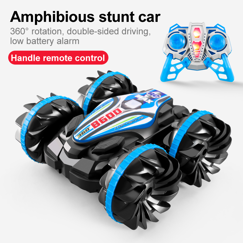Remote Control Car 2.4G Rc Boat Waterproof Controlled Amphibious Stunt Car 4WD All Terrain Beach Pool Toys for Boys Girls Gift - Image 13
