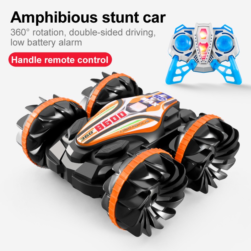 Remote Control Car 2.4G Rc Boat Waterproof Controlled Amphibious Stunt Car 4WD All Terrain Beach Pool Toys for Boys Girls Gift - Image 14