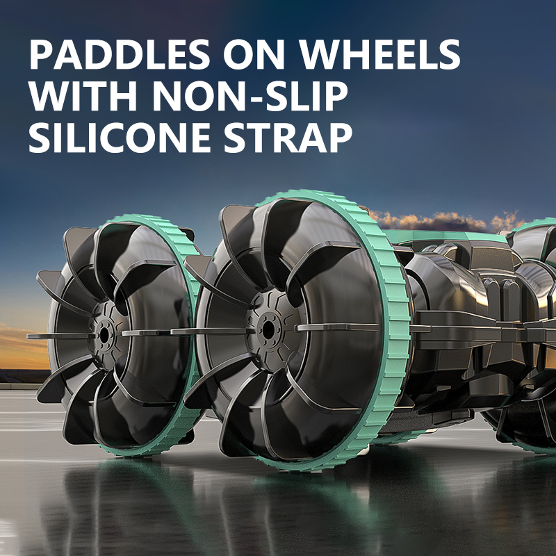 Remote Control Car 2.4G Rc Boat Waterproof Controlled Amphibious Stunt Car 4WD All Terrain Beach Pool Toys for Boys Girls Gift - Image 3