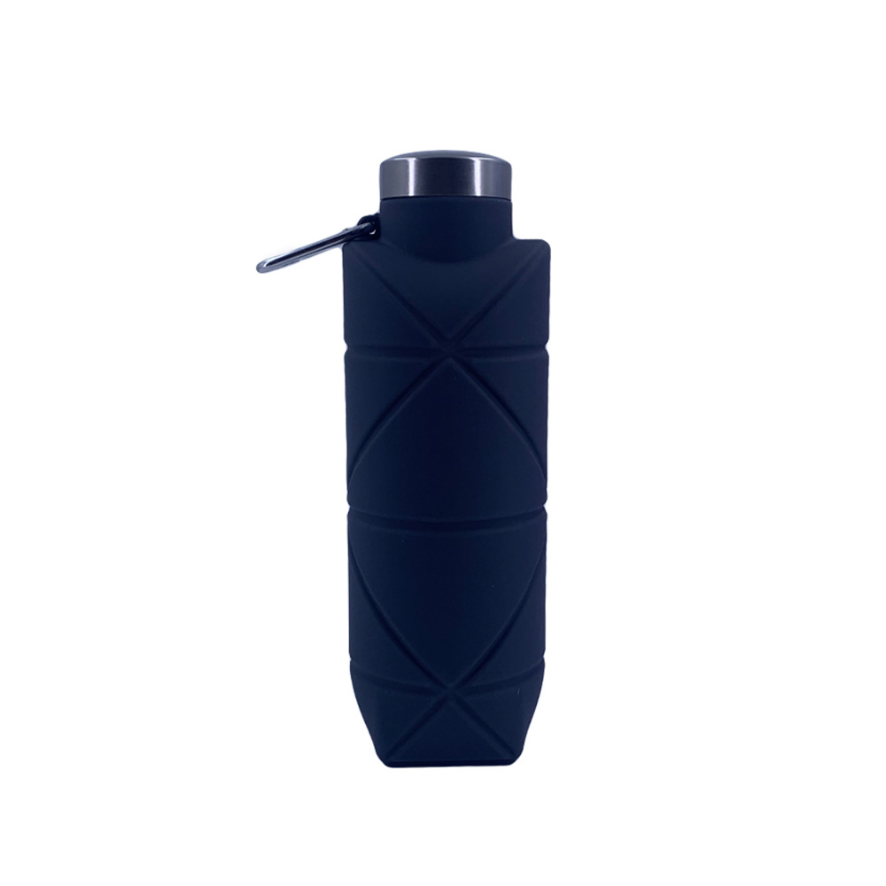 Outdoor Edible Silicon portable water bottle sports water bottle water bottle Diamond silicone folding cups - Image 5