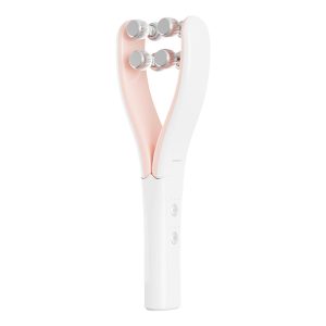 Face slimming roller beauty instrument household lifting and tightening EMS pulse massage double chin small v facial massage instrument