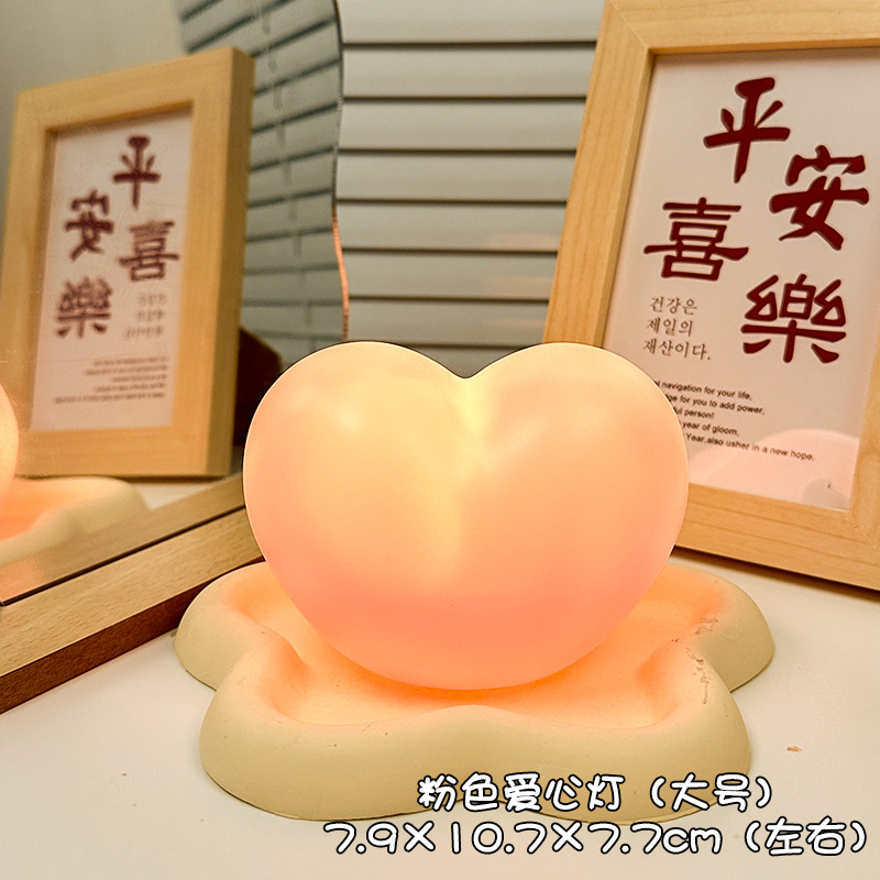 Cartoon love small night lamp Valentine's Day gift creative bedroom bedside lamp romantic decoration ambience light ornaments - Image 8