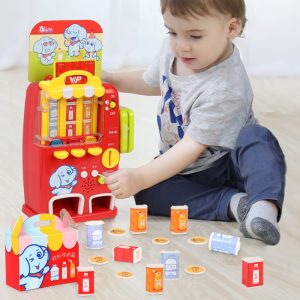 Children's drinks vending machine vending machine play house Coin card self-service shopping simulation vending machine toys