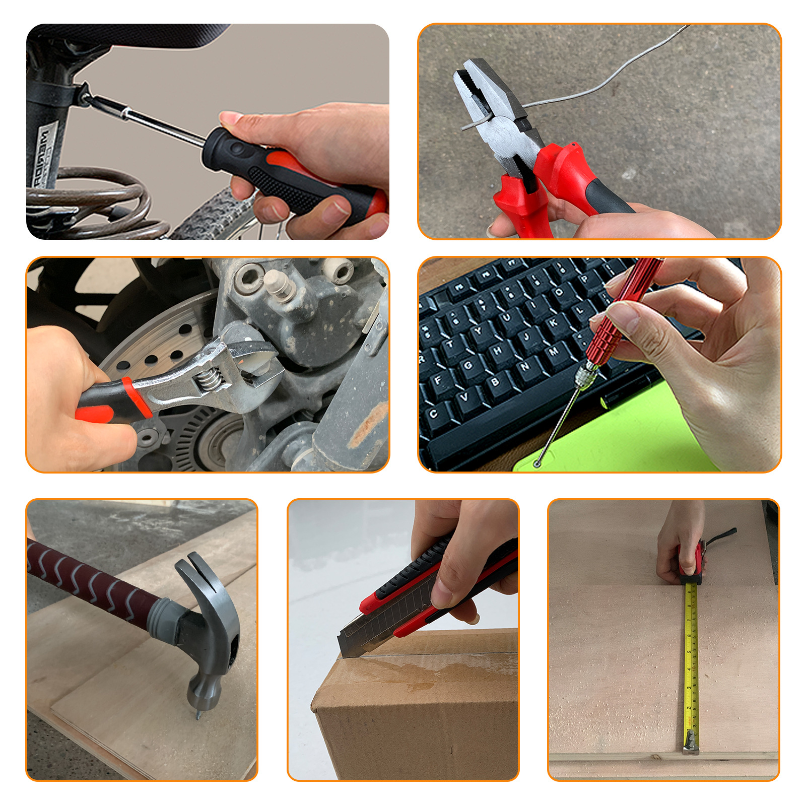 Quake toolbox, household hardware combination tool set, manual repair gift electrical tools - Image 2