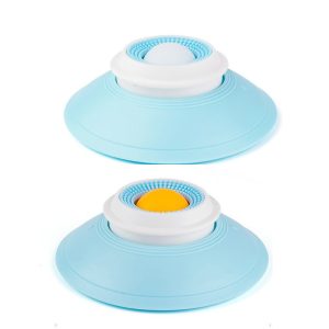 Cat self-Hi toy doggy licking plate sucker licking cat ball licking music rotating pet supplies