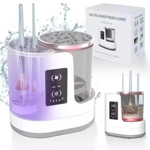 Multi-function cosmetic brush cleaner all-in-one machine tool lazy cleaning puff cleaning air dryer does not hurt brush