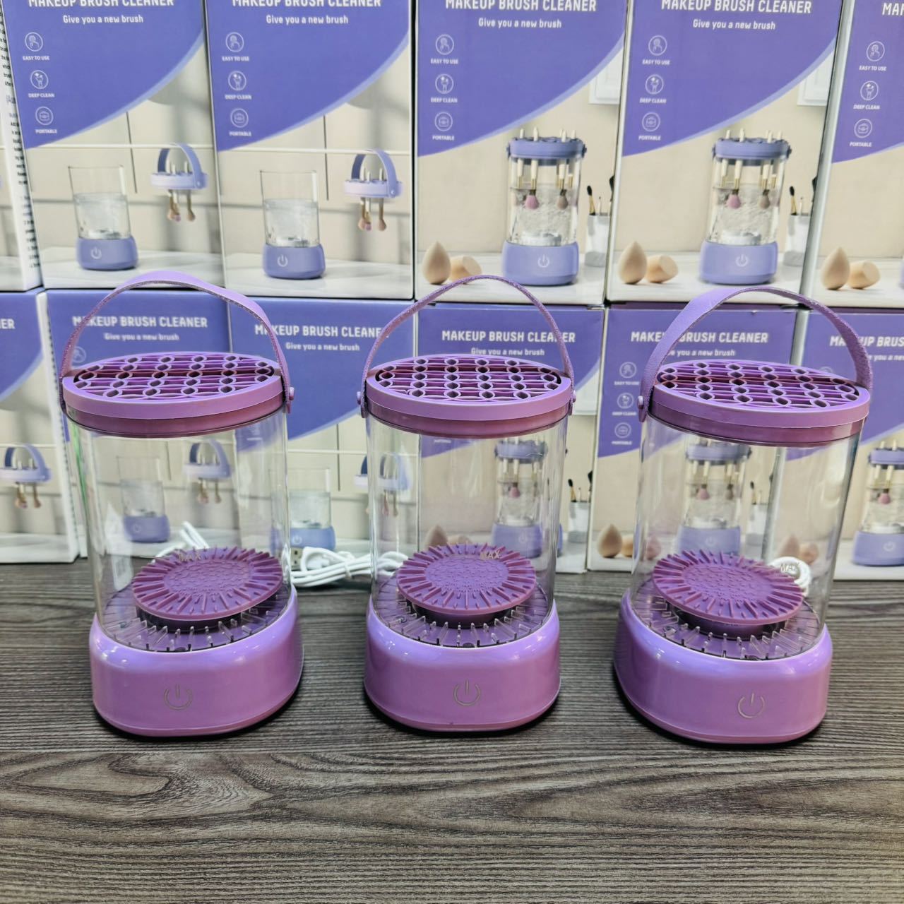 Multi-function cosmetic brush cleaner all-in-one machine tool lazy cleaning puff cleaning air dryer does not hurt brush - Image 8