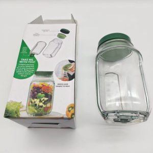 Salad Pod,Vertical Layering Salad Pod Built Salad storage tank storage bottle